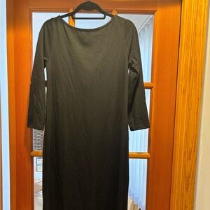 GAP Classic Black Long Sleeve Maternity Dress
